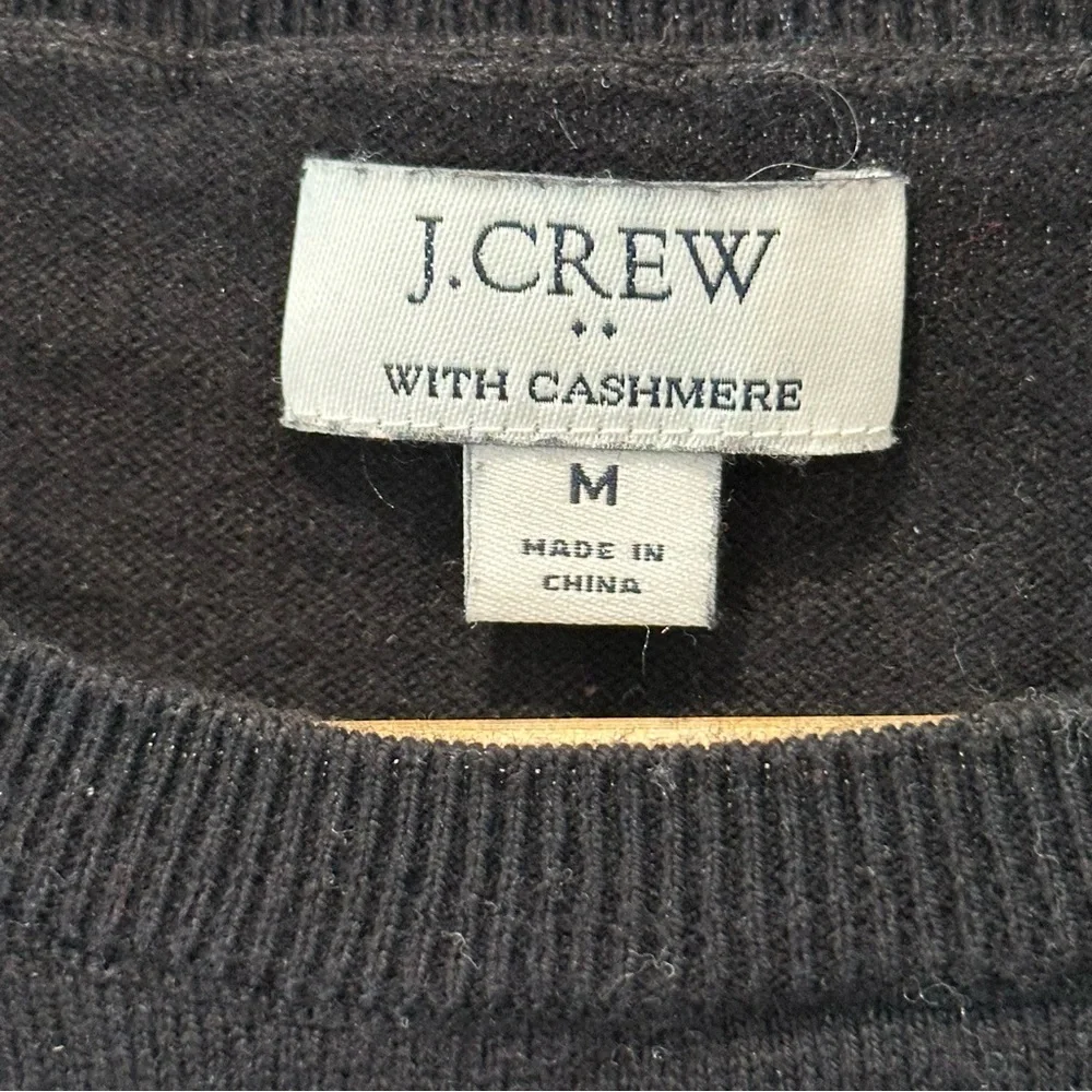 J crew balloon sleeve sweater with cashmere. Size M.